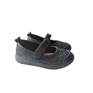Blowfish Malibu Kids Mozzi-B-K Black Floral Laser Cut Mary Jane Shoes‎ Size 8M